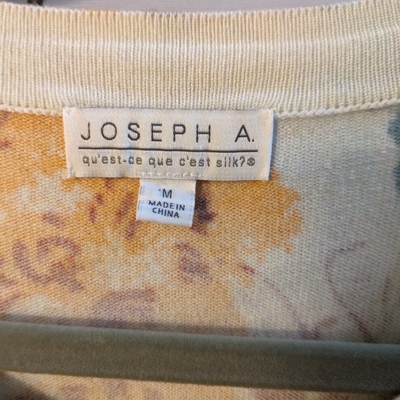 Joseph A. print sweater with colored rhinestones - Picture 3 of 5